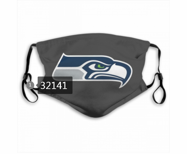 NFL 2020 Seattle Seahawks #28 Dust mask with filter->nfl dust mask->Sports Accessory